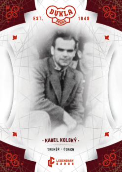 Karel Kolsky Dukla Praha Bravo Dukla Legendary Cards Base Red #BA-KOK
