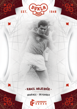 Kamil Majernik Dukla Praha Bravo Dukla Legendary Cards Base Red #BA-MAK