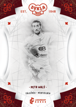 Petr Maly Dukla Praha Bravo Dukla Legendary Cards Base Red #BA-MAP