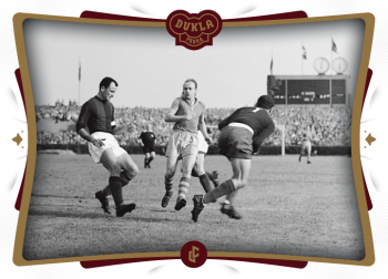 Dukla Praha (Uda) Vs. Fc Bologna - 1955 Bravo Dukla Legendary Cards Greatest Moments Oversize 