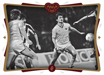 Dukla Praha Vs. Real Sociedad San Sebastian - 1988 Bravo Dukla Legendary Cards Greatest Moments Oversize 