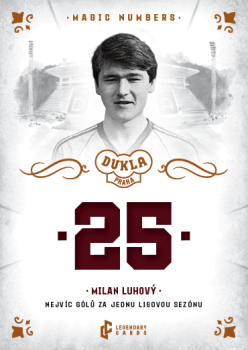Milan Luhovy Dukla Praha Bravo Dukla Legendary Cards Magic Numbers Orange /48 #MN-LUM