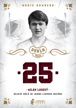 Milan Luhovy Dukla Praha Bravo Dukla Legendary Cards Magic Numbers Gold Mat /11 #MN-LUM