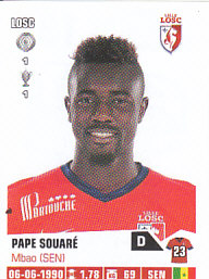 Pape Souare LOSC Lille samolepka Panini Ligue 1 FOOT 2013/14 #131