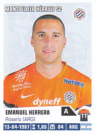 Emanuel Herrera Montpellier HSC samolepka Panini Ligue 1 FOOT 2013/14 #260