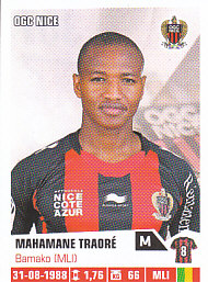 Mahamane Traore OGC Nice samolepka Panini Ligue 1 FOOT 2013/14 #307