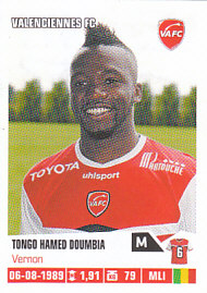 Tongo Hamed Doumbia Valenciennes FC samolepka Panini Ligue 1 FOOT 2013/14 #471