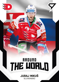 Juraj Mikus Pardubice Tipsport ELH 2021/22 SportZoo 2. serie Around the World /30 #ATW-49