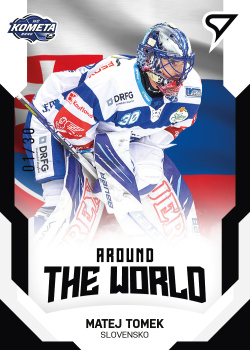 Matej Tomek Kometa Brno Tipsport ELH 2021/22 SportZoo 2. serie Around the World /30 #ATW-52