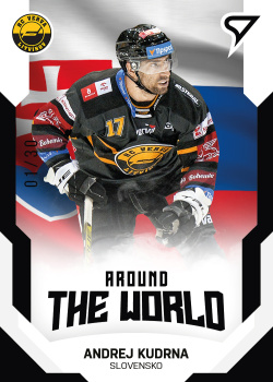 Andrej Kudrna Litvinov Tipsport ELH 2021/22 SportZoo 2. serie Around the World /30 #ATW-64