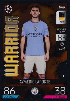 Aymeric Laporte Manchester City 2022/23 Topps Match Attax ChL Warrior #14