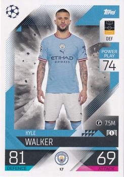 Kyle Walker Manchester City 2022/23 Topps Match Attax ChL #17