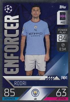 Rodri Manchester City 2022/23 Topps Match Attax ChL #18