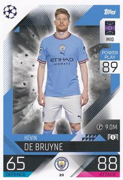 Kevin De Bruyne Manchester City 2022/23 Topps Match Attax ChL #20