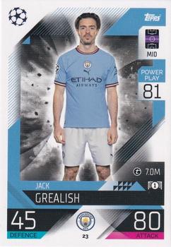 Jack Grealish Manchester City 2022/23 Topps Match Attax ChL #23