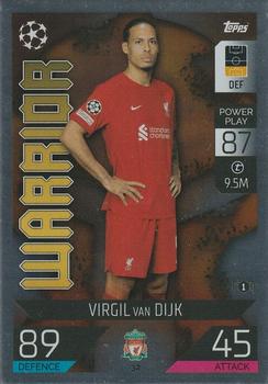 Virgil van Dijk Liverpool 2022/23 Topps Match Attax ChL Warrior #32