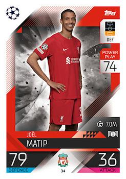 Joel Matip Liverpool 2022/23 Topps Match Attax ChL #34