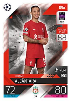 Thiago Alcantara Liverpool 2022/23 Topps Match Attax ChL #36