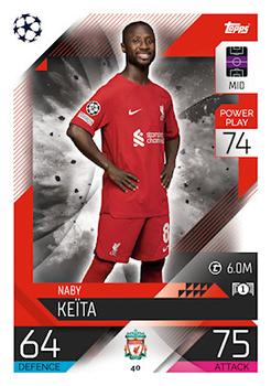 Naby Keita Liverpool 2022/23 Topps Match Attax ChL #40