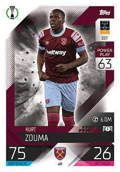 Kurt Zouma West Ham United 2022/23 Topps Match Attax ChL #48
