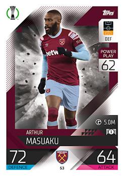 Arthur Masuaku West Ham United 2022/23 Topps Match Attax ChL #53