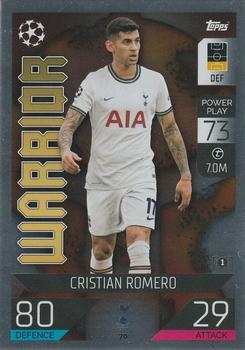 Cristian Romero Tottenham Hotspur 2022/23 Topps Match Attax ChL Warrior #70