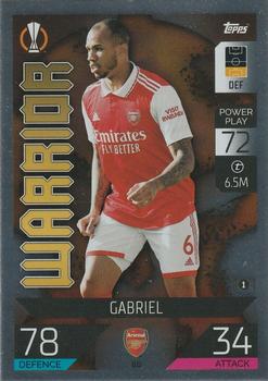 Gabriel Arsenal 2022/23 Topps Match Attax ChL Warrior #86
