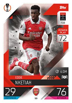 Eddie Nketiah Arsenal 2022/23 Topps Match Attax ChL #99