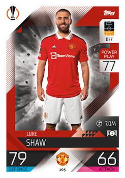 Luke Shaw Manchester United 2022/23 Topps Match Attax ChL #105