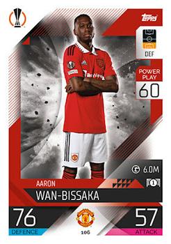 Aaron Wan-Bissaka Manchester United 2022/23 Topps Match Attax ChL #106