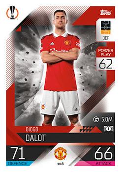 Diogo Dalot Manchester United 2022/23 Topps Match Attax ChL #108