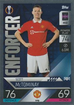 Scott McTominay Manchester United 2022/23 Topps Match Attax ChL Enforcer #109