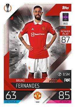 Bruno Fernandes Manchester United 2022/23 Topps Match Attax ChL #112
