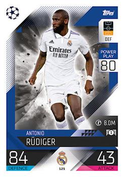 Antonio Rudiger Real Madrid 2022/23 Topps Match Attax ChL #121