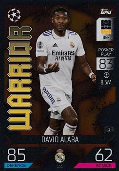David Alaba Real Madrid 2022/23 Topps Match Attax ChL Warrior #122