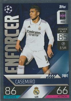 Casemiro Real Madrid 2022/23 Topps Match Attax ChL Enforcer #126