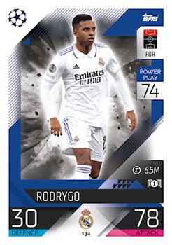 Rodrygo Real Madrid 2022/23 Topps Match Attax ChL #134