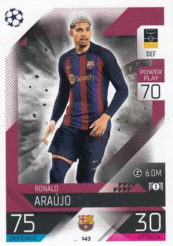 Ronald Araujo FC Barcelona 2022/23 Topps Match Attax ChL #143