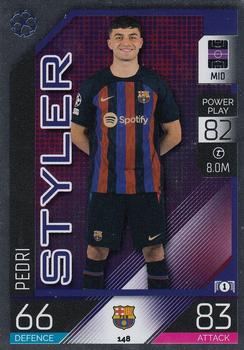 Pedri FC Barcelona 2022/23 Topps Match Attax ChL Styler #148