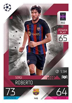 Sergi Roberto FC Barcelona 2022/23 Topps Match Attax ChL #149