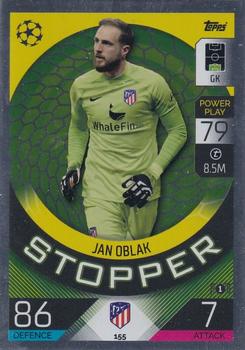 Jan Oblak Atletico Madrid 2022/23 Topps Match Attax ChL Stopper #155