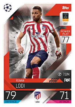 Renan Lodi Atletico Madrid 2022/23 Topps Match Attax ChL #160