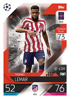 Thomas Lemar Atletico Madrid 2022/23 Topps Match Attax ChL #167