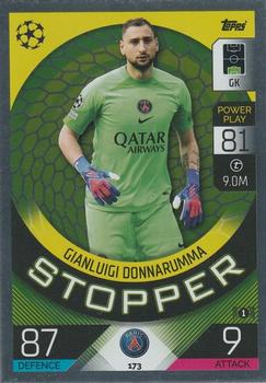 Gianluigi Donnarumma Paris Saint-Germain 2022/23 Topps Match Attax ChL Stopper #173