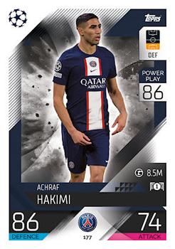 Achraf Hakimi Paris Saint-Germain 2022/23 Topps Match Attax ChL #177