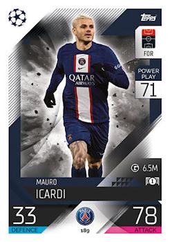 Mauro Icardi Paris Saint-Germain 2022/23 Topps Match Attax ChL #189