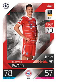 Benjamin Pavard Bayern Munchen 2022/23 Topps Match Attax ChL #192
