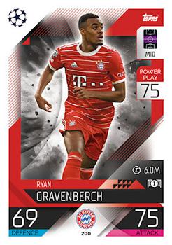 Ryan Gravenberch Bayern Munchen 2022/23 Topps Match Attax ChL #200
