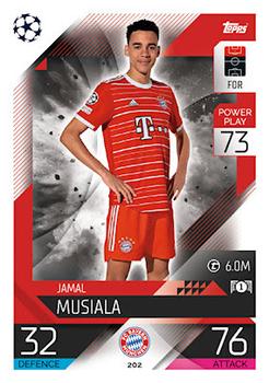 Jamal Musiala Bayern Munchen 2022/23 Topps Match Attax ChL #202