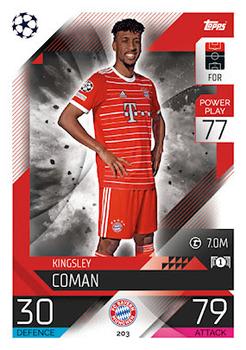 Kingsley Coman Bayern Munchen 2022/23 Topps Match Attax ChL #203